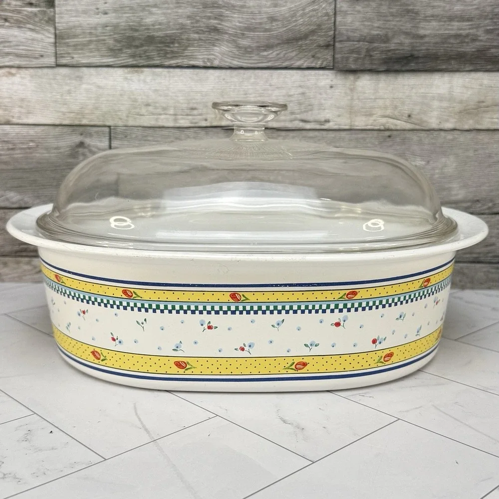 Corning Ware Classic Elegance Jardin 2.5 Liter Casserole C-225-B